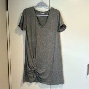 Grey t-shirt dress